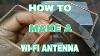 How To Make A Wifi Antenna At Home