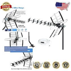 Innovative 2024 HDTV Antenna 200 Miles, Supports 4 TVs & Hassle-Free Install