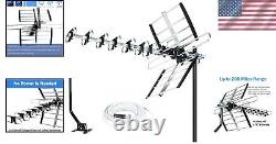 Innovative 2024 HDTV Antenna 200 Miles, Supports 4 TVs & Hassle-Free Install