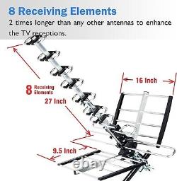 Innovative 2024 HDTV Antenna 200 Miles, Supports 4 TVs & Hassle-Free Install