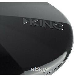 KING OmniPRO Omni-Directional Over-the-Air Amplified HDTV RV TV Antenna BLACK