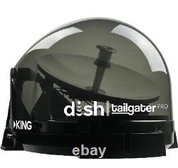 King Dish Tailgater Pro Satellite Portable Tv Antenna New