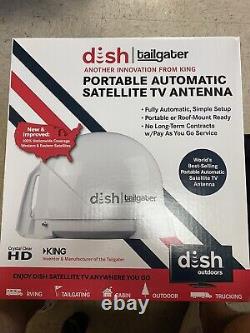 King Dish Tailgater Pro Satellite TV Antenna KING DTP4900 DTP4900-A0 in Box