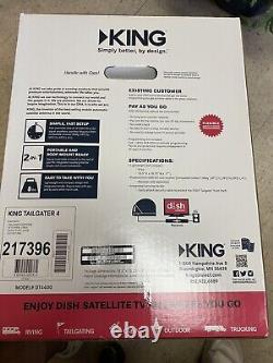 King Dish Tailgater Pro Satellite TV Antenna KING DTP4900 DTP4900-A0 in Box