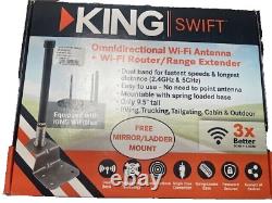 King Swift Omnidirectional Wi-FI Antenna+WI-FI Rouger/Ranger Extender KS1000