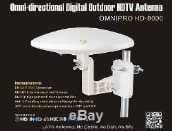 LAVA OmniPro HD-8000 Omni-Directional HDTV Antenna + J-Pole Universal Mount