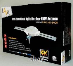 Lava Hd-8008 360 Degrees Hdtv Digital Amplified Outdoor Tv Antenna Hd Vhf Cable