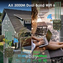 Long Range WiFi 6 Mesh Extender Outdoor 3000Mbps 1800Mbps WiFi Repeater 1200Mbps