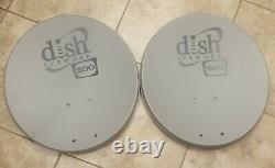 Lot of (2) Dish Network 500 Satellite Dish Antenna's NEW