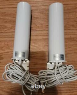 Lot of 2 High 10-12dBi Dual SMA Male 698-2700 MHz 3G/4G LTE Omni-Directional