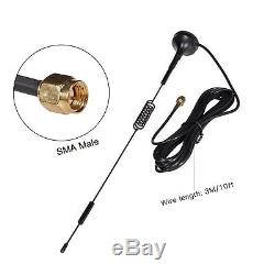 Lysignal 12dBi High Gain Omni-Directional SMA Male Antenna, 700MHz-2700MHz Wi