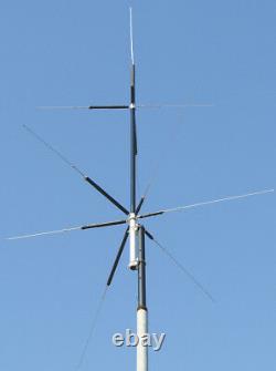 MFJ-2389 Compact 8-Band (80/40/20/15/10/6/2M&70CM) Vertical HF/VHF/UHF Antenna