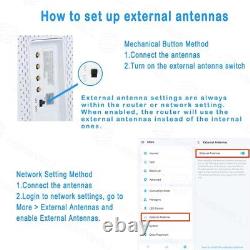 MIMO 2X2 4G 5G NR Antenna Outdoor Omni-Directional Modem Router WiFi 6E Booster