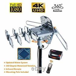 McDuory Outdoor 150 Miles Digital Antenna 360 Degree Rotation Amplified HDTV 2