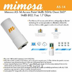 Mimosa A5-14 Access Point 14dBi 5GHz Omni 360º 802.11 ac 1.7 Gbps