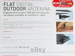 NEW TERK OMNITVEX Omni-Directional Amplified Digital Flat Outdoor HDTV Antenna