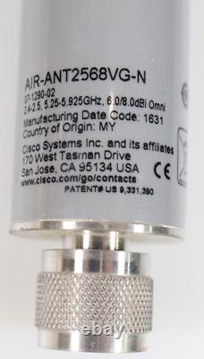 New Open Box Cisco AIR-ANT2568VG-N Aironet Dual-Band Omni-directional Antenna