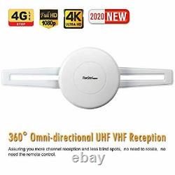 Newest 2020 HDTV Antenna 360° Omni-Directional Reception Amplified Outdoor TV