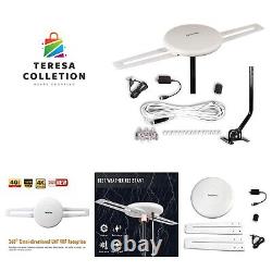 Newest 2020 HDTV Antenna 360° Omnidirectional Amplified Outdoor TV Antenna