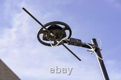 OMNI+ Omnidirectional Outdoor TV Antenna with Mounting Bracket for Roof, Attic