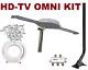 Omni 9009 360^ Hdtv Digital Amplified Outdoor Tv Antenna Hd Uhf Vhf Cable Pole