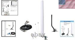 Omni-Directional 4G LTE MIMO Antenna with 10M Cable for Enhanced Internet Speed