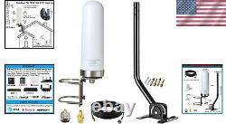 Omni Directional Cellular Antenna Kit 698-6000MHz 10dBi with Pole Included