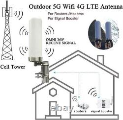 Omni Directional Cellular Antenna Kit 698-6000MHz 10dBi with Pole Included