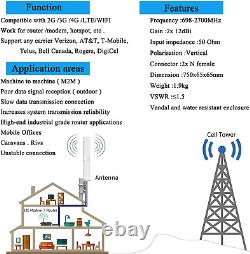 Omni Directional MIMO 4G LTE Antennas Outdoor/WiFi Long Range External Antenna