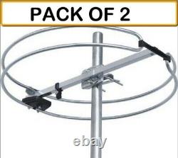 Omni Directional Outdoor VHF UHF FM HDTV Antenna / 30dB Preamplifier