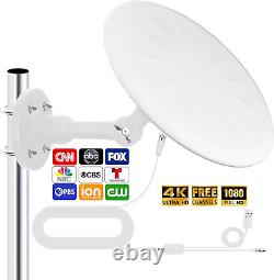 Omni Directional TV Antenna Outdoor, Outdoor Antenna for Smart TV, 720° Long Ran