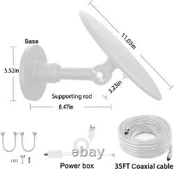 Omni Directional TV Antenna Outdoor, Outdoor Antenna for Smart TV, 720° Long Ran