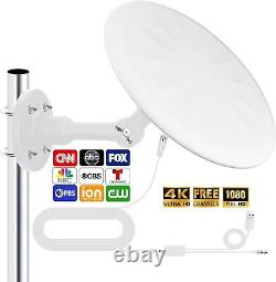 Omni Directional TV Antenna Outdoor, Outdoor for Smart Large, WHITE