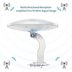 Omni Directional Tv Antenna Outdoor, Antop Digital Amplified Antenna Built in