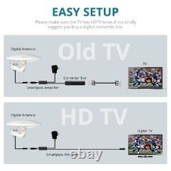 Omni Directional Tv Antenna Outdoor, Antop Digital Amplified Antenna Built in