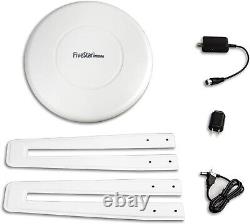 Omnidirectional Outdoor HDTV Antenna Up to 150 Miles with Installation Kit