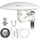 Outdoor Amplified Hdtv Antenna, Antop Ufo 360 Omni-directional Reception, 65 For