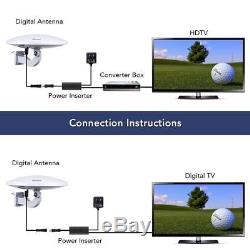 Outdoor HDTV Antenna -Antop Omni-directional 360 Degree Reception for