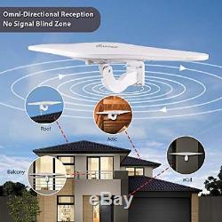 Outdoor/RV HDTV Antenna ANTOP Omni-Directional Wing TV Antenna with Smartpa