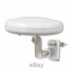Outdoor TV Antenna, 1byone 360° Omni-Directional Reception Amplified 4K HDTV