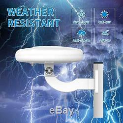 Outdoor TV Antenna, 1byone 360° Omni-Directional Reception Amplified New Concept