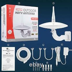 Outdoor TV Antenna 1byone 720°Omni-Directional Reception TV Antenna Built-in