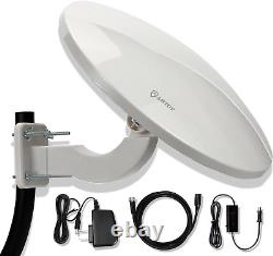 Outdoor TV Antenna AT-414B 360°Omni-Directional Outdoor HDTV Antenna 65 Miles