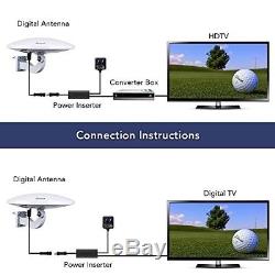 Outdoor TV Antenna -Antop Omni-Directional 360 Degree Reception Antenna for Outd