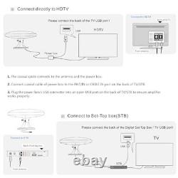 Outdoor TV Antenna Outdoor Digital HDTV Antenna, RV TV Antenna Amplified Digi