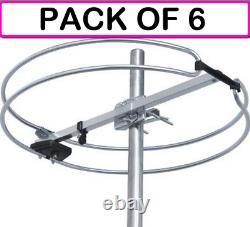 (PACK OF 6) Stellar Labs 30-2435 Outdoor Omnidirectional FM Antenna