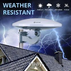 PL-414BG HDTV Antenna UFO 360° Omni-Directional Reception with Smartpass Ampl