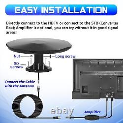 RV TV Antenna Outdoor Long Range, 360° Omni-Directional Reception Digital HD