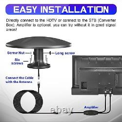 RV TV Antenna Outdoor Long Range, 360° Omni-Directional Reception Digital HD