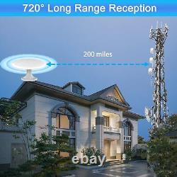 RV TV Antenna for Smart TV Outdoor, 720° Long Range Omni Directional Receptio